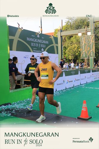 Race photo from Mangkunegaran Run 2024