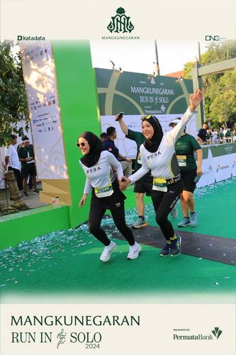 Race photo from Mangkunegaran Run 2024