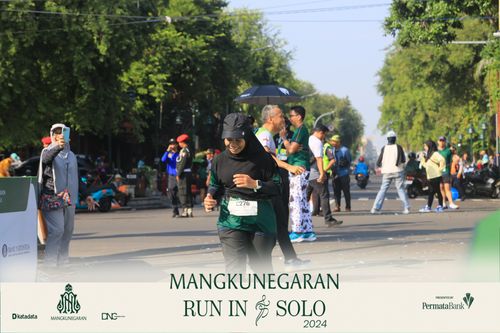 Race photo from Mangkunegaran Run 2024