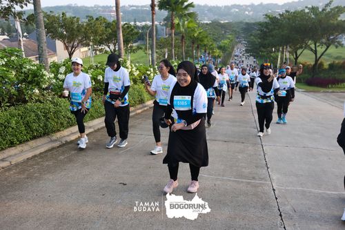 Race photo from Taman Budaya x BOGORUN 2025
