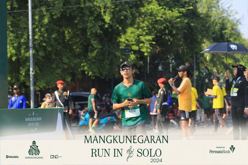 Race photo from Mangkunegaran Run 2024