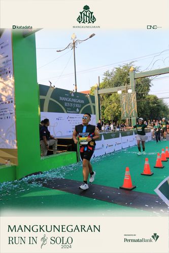 Race photo from Mangkunegaran Run 2024
