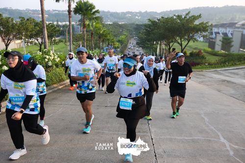 Race photo from Taman Budaya x BOGORUN 2025