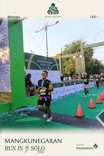 Race photo from Mangkunegaran Run 2024