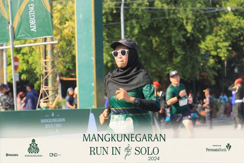 Race photo from Mangkunegaran Run 2024
