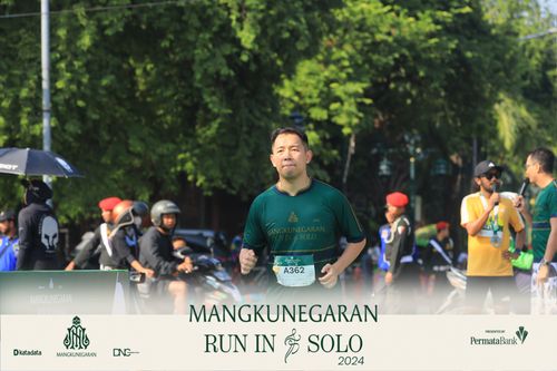 Race photo from Mangkunegaran Run 2024