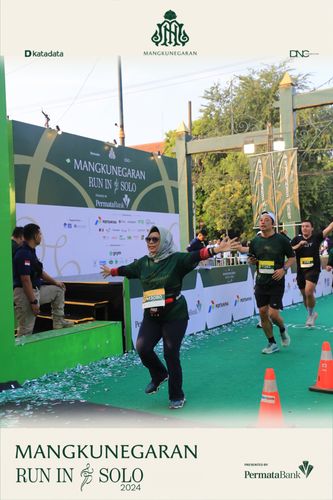 Race photo from Mangkunegaran Run 2024