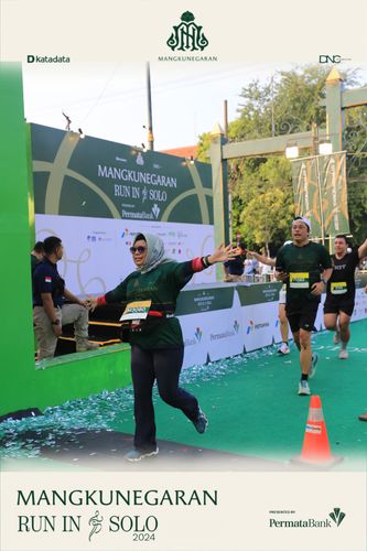 Race photo from Mangkunegaran Run 2024