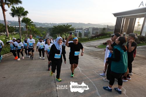 Race photo from Taman Budaya x BOGORUN 2025