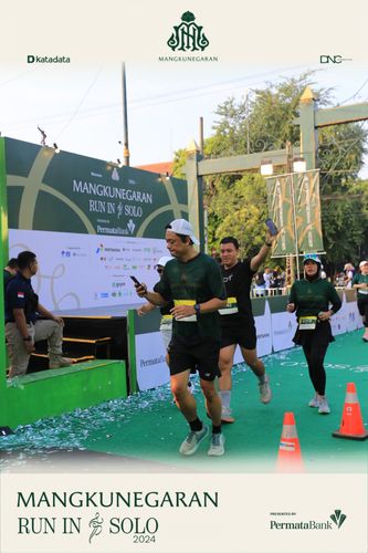 Race photo from Mangkunegaran Run 2024
