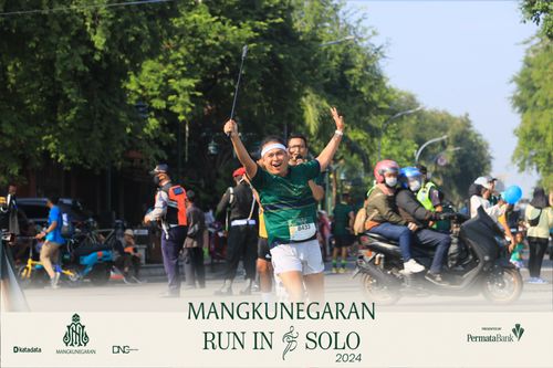 Race photo from Mangkunegaran Run 2024