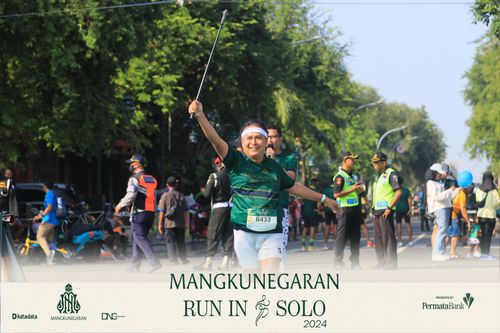 Race photo from Mangkunegaran Run 2024
