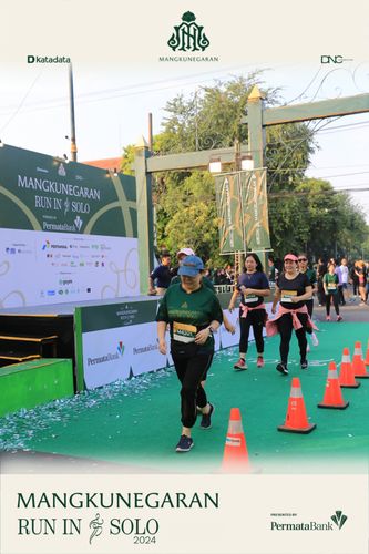 Race photo from Mangkunegaran Run 2024