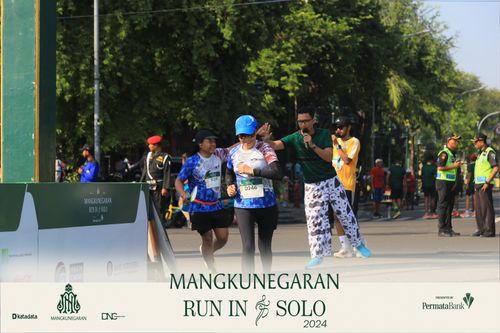 Race photo from Mangkunegaran Run 2024