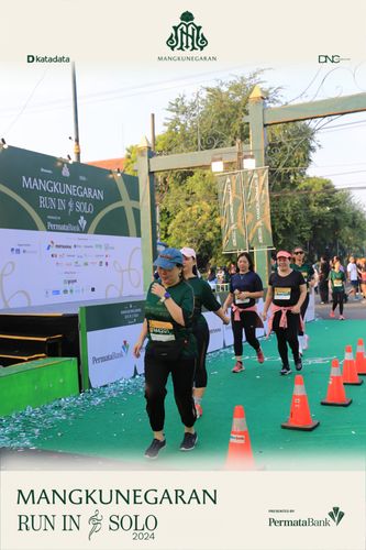 Race photo from Mangkunegaran Run 2024