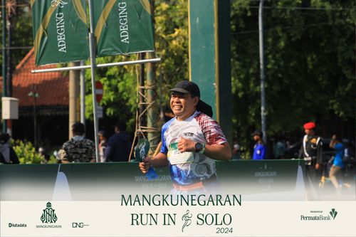 Race photo from Mangkunegaran Run 2024