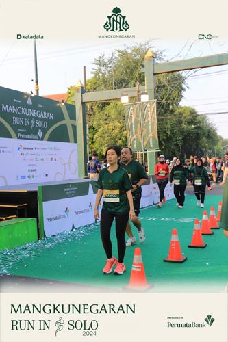 Race photo from Mangkunegaran Run 2024