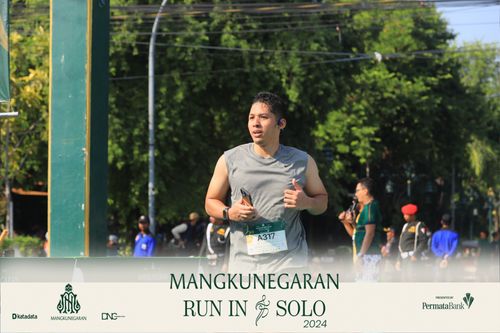 Race photo from Mangkunegaran Run 2024