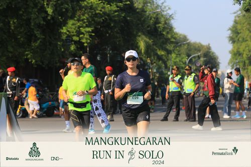 Race photo from Mangkunegaran Run 2024