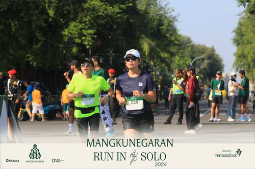 Race photo from Mangkunegaran Run 2024