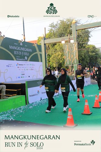 Race photo from Mangkunegaran Run 2024
