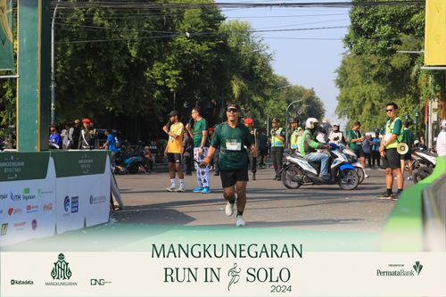 Race photo from Mangkunegaran Run 2024