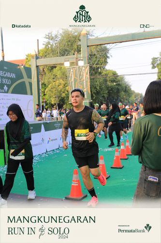 Race photo from Mangkunegaran Run 2024