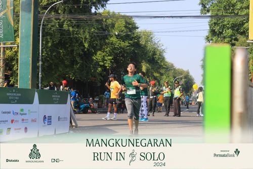 Race photo from Mangkunegaran Run 2024