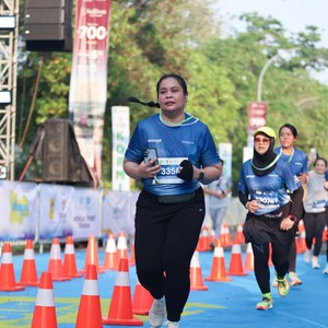 Race photo from BOGORUN 2026