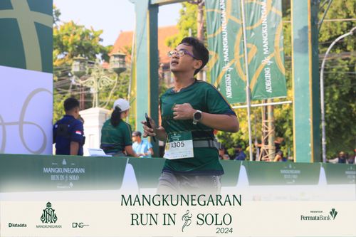 Race photo from Mangkunegaran Run 2024