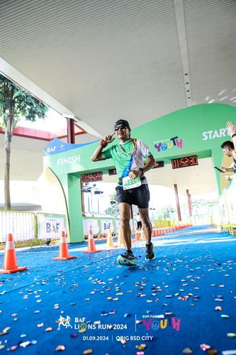 Race photo from BAF LIONS RUN 2024