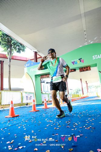 Race photo from BAF LIONS RUN 2024