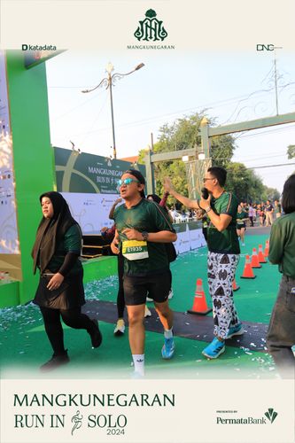 Race photo from Mangkunegaran Run 2024