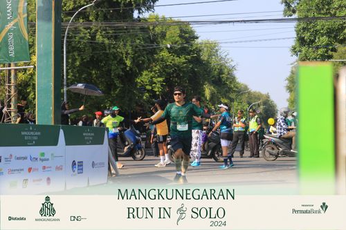 Race photo from Mangkunegaran Run 2024