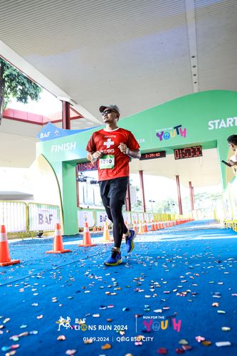 Race photo from BAF LIONS RUN 2024