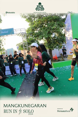 Race photo from Mangkunegaran Run 2024