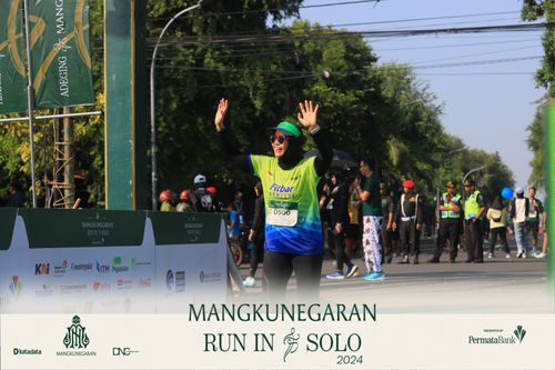 Race photo from Mangkunegaran Run 2024
