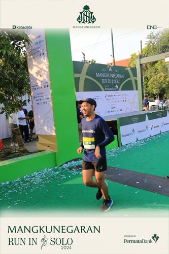 Race photo from Mangkunegaran Run 2024