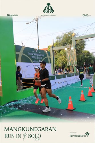 Race photo from Mangkunegaran Run 2024