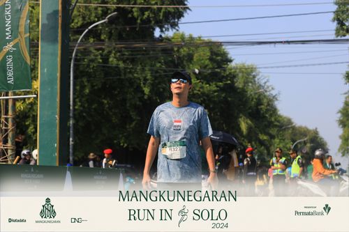 Race photo from Mangkunegaran Run 2024