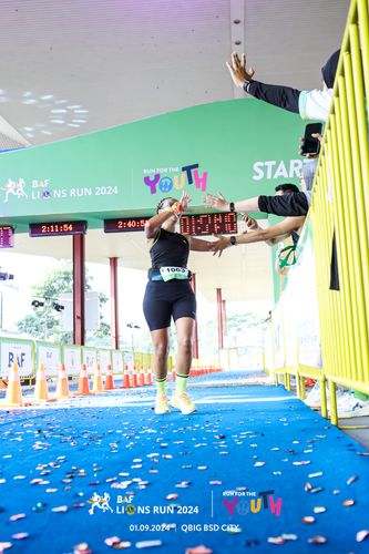 Race photo from BAF LIONS RUN 2024