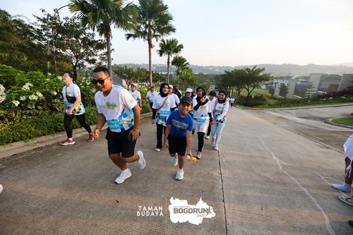 Race photo from Taman Budaya x BOGORUN 2025