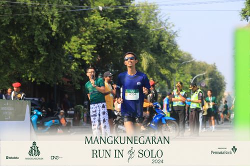Race photo from Mangkunegaran Run 2024