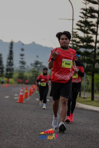 Race photo from CISANGKAN KBP CITY RUN 2025