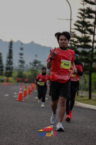 Race photo from CISANGKAN KBP CITY RUN 2025