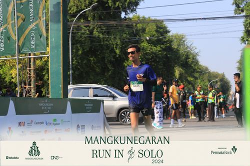 Race photo from Mangkunegaran Run 2024