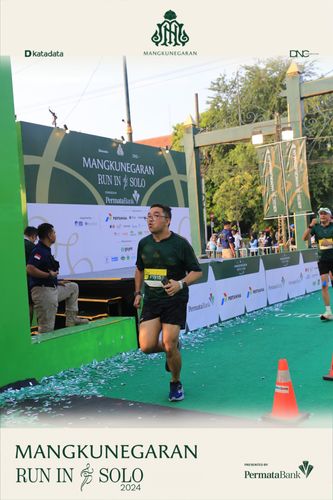 Race photo from Mangkunegaran Run 2024