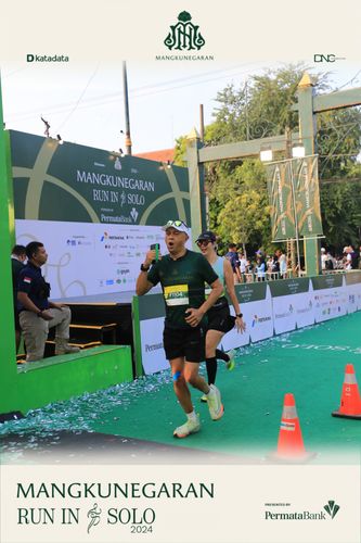 Race photo from Mangkunegaran Run 2024