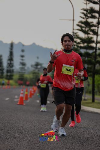 Race photo from CISANGKAN KBP CITY RUN 2025