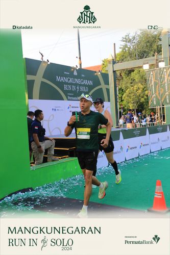 Race photo from Mangkunegaran Run 2024